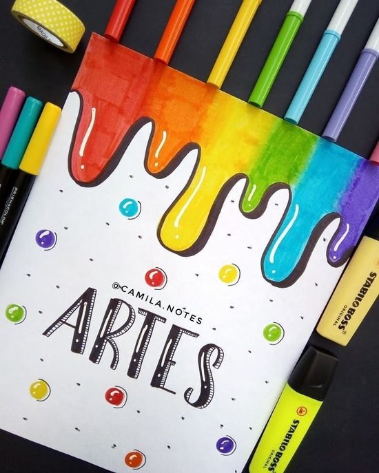 Portadas de Artes - Ideas creativas y bonitas para tus proyectos