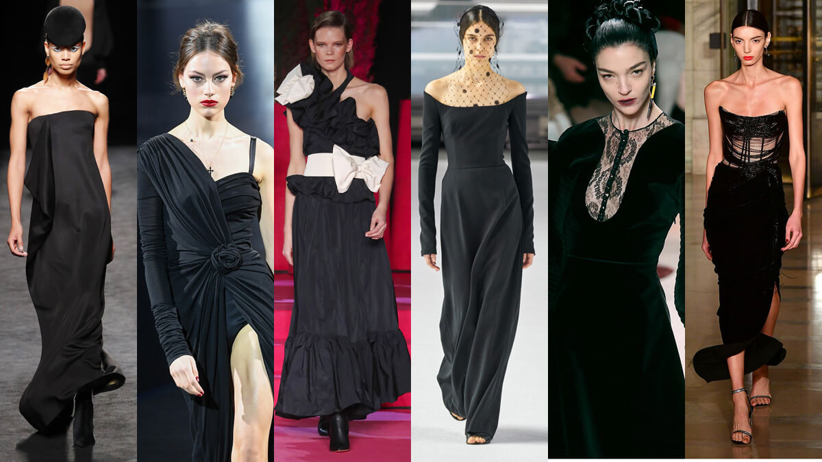 ¿Cuáles son los estilos de vestidos negros de noche más elegantes?