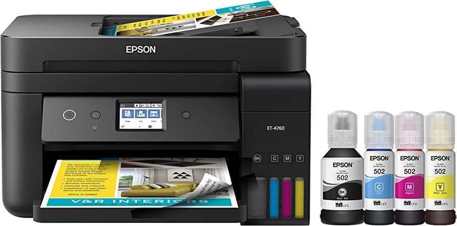 Impresora Epson EcoTank ET-4760: Características, Ventajas y Desventajas