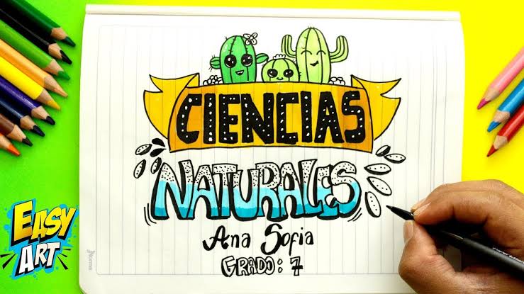 ¿Cuáles son algunas ideas de portadas de ciencias naturales para niños?