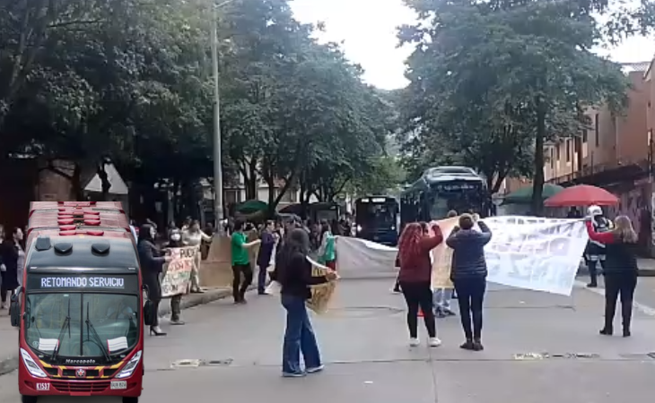 Manifestaciones Bogotá hoy