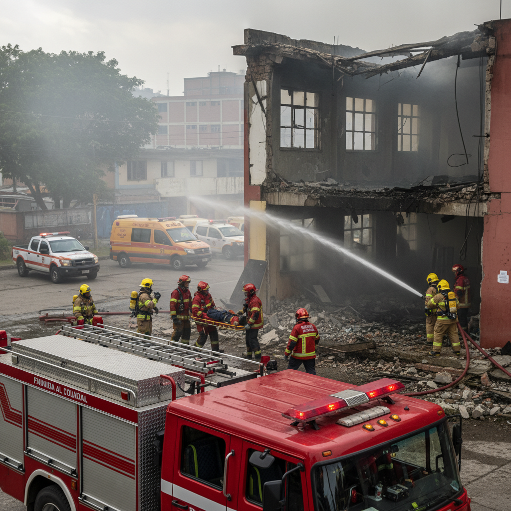 Incendio Caldas fatal