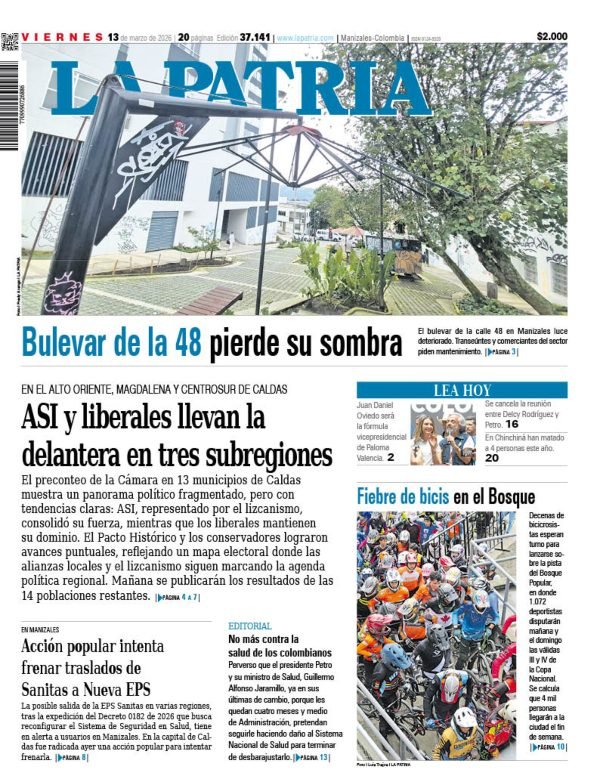 Portada 13 marzo 2026