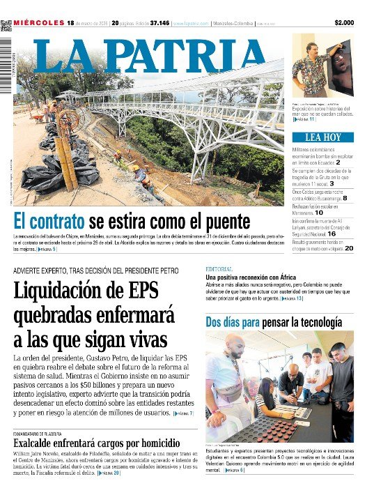 Portada 18 Marzo 2026