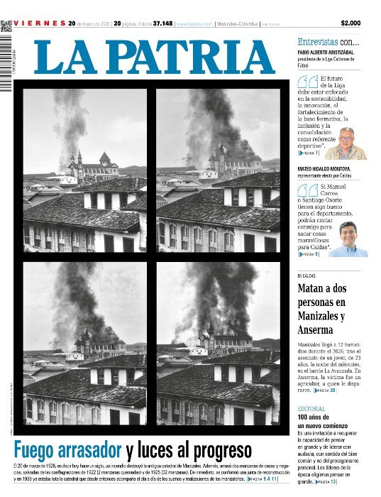 Portada 20 marzo 2026